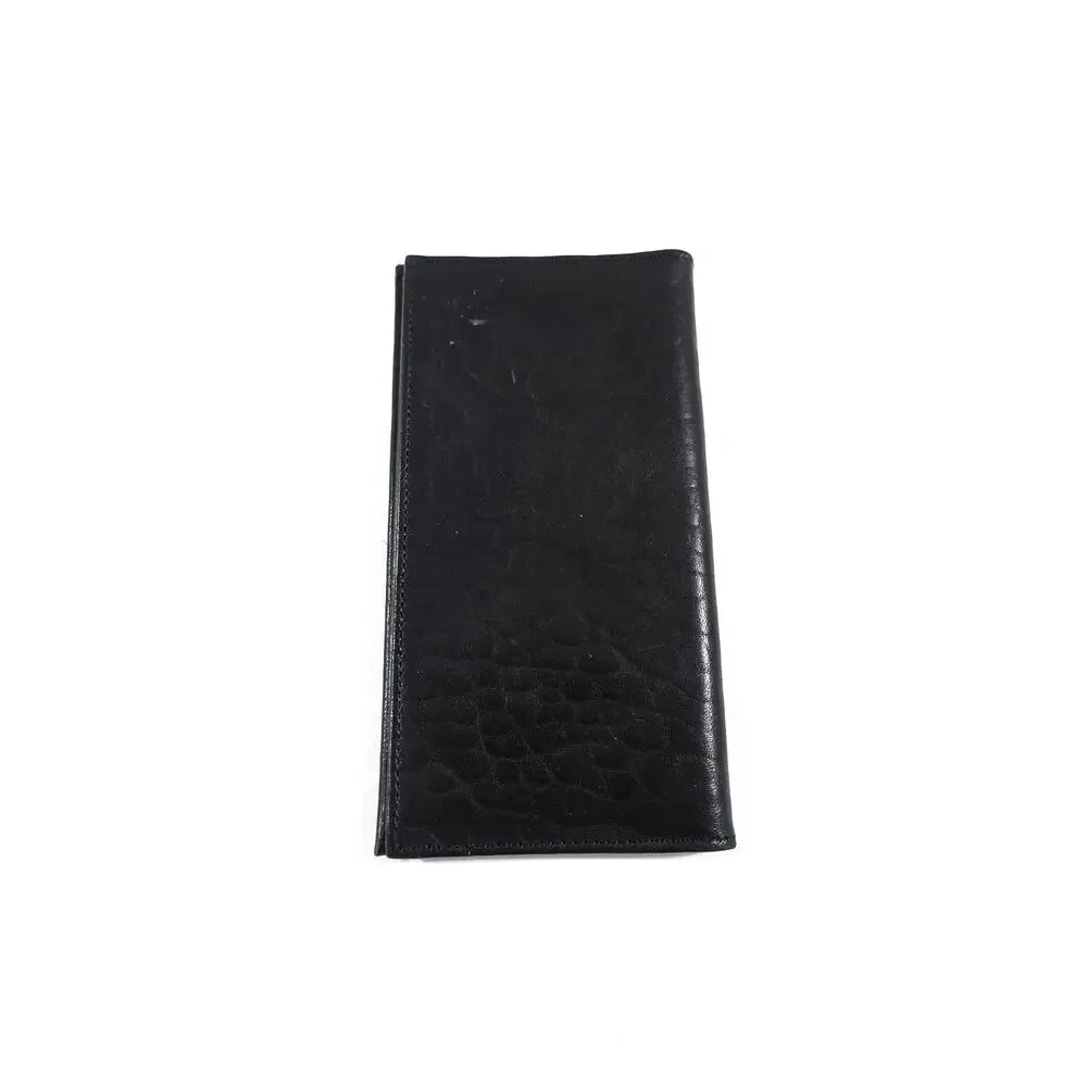 Pierre Cardin Dk Brown Leather Wallet Bifold Card-ID-Coin Holders 4 x 7 Lambskin
